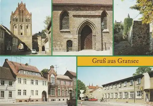 [Ansichtskarte] 0-1430 GRANSEE, Gruss aus... 