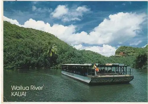 [Ansichtskarte] BINNENSCHIFFE - WAILUA RIVER / HAWAII, Smith's Boats. 