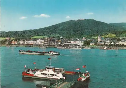 [Ansichtskarte] BINNENSCHIFFE - RHEIN, Rheinfähre "KÖNIGSWINTER III". 