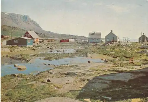 [Ansichtskarte] GRÖNLAND - Houses at Godhavn. 