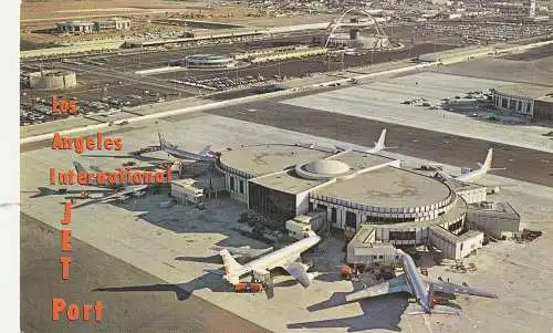 [Ansichtskarte] FLUGHAFEN / AIRPORT - Los Angeles International Airport / Jet Port, 1964. 