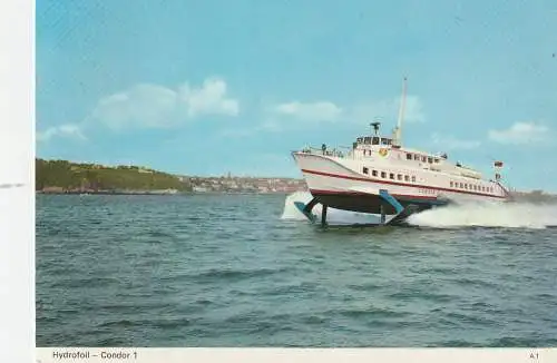 [Ansichtskarte] OZEANSCHIFFE - FÄHREN / FERRY, Hydrofoil CONDOR 1, Guernsey / Jersey / France. 