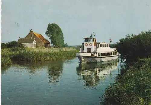 [Ansichtskarte] BINNENSCHIFFE - AMER / NL, Rundfahrtschiff "DE ZILVERMEEUW". 