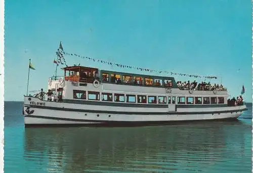 [Ansichtskarte] BINNENSCHIFFE - VELUWEMEER, Salonboot "VELUWE". 