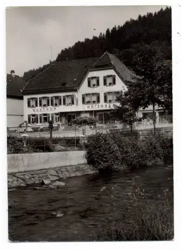 [Ansichtskarte] 7623 SCHENKENZELL, Gasthof und Gästehaus OCHSEN, 1962. 