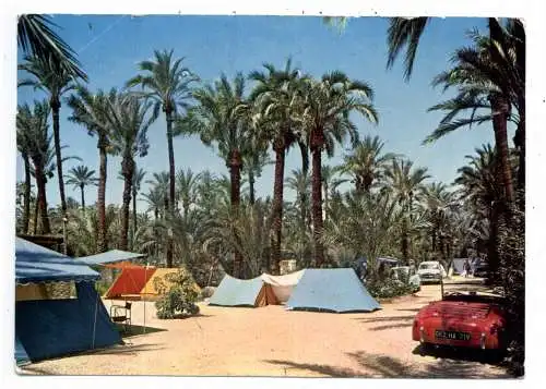 [Ansichtskarte] AUTOMOBIL - AUSTIN HEALEY, Elche, Camping Polmeral, 1965. 