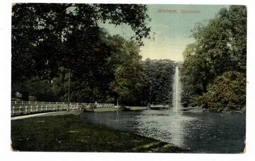 [Ansichtskarte] GELDERLAND - ARNHEM, Sonsbeek, 1910. 