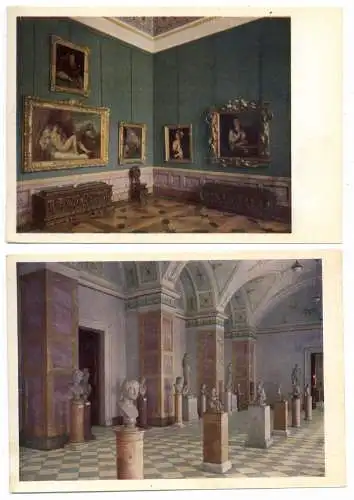 [Ansichtskarte] RU 100000 SANKT PETERSBURG, Eremitage, 12 Ansichten, 1962. 