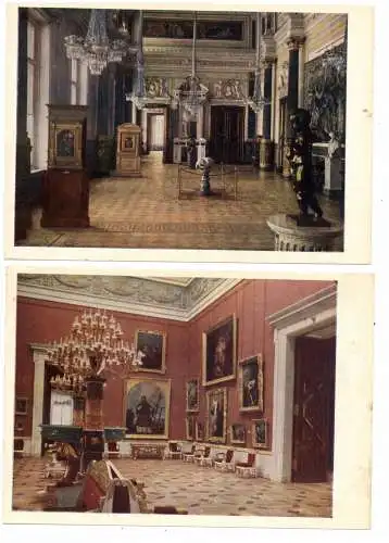 [Ansichtskarte] RU 100000 SANKT PETERSBURG, Eremitage, 12 Ansichten, 1962. 