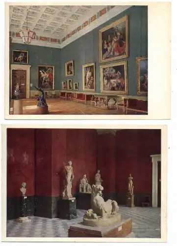 [Ansichtskarte] RU 100000 SANKT PETERSBURG, Eremitage, 12 Ansichten, 1962. 