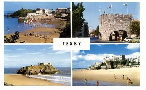 [Ansichtskarte] WALES - PEMBROKESHIRE - TENBY, Multi - view. 