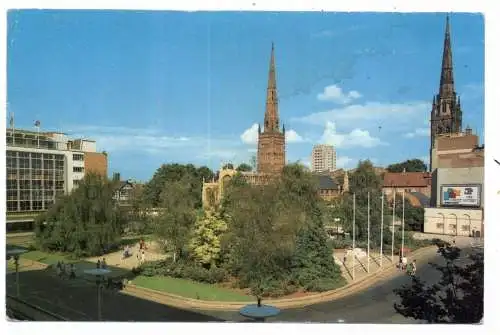 [Ansichtskarte] ENGLAND - WEST MIDLANDS - COVENTRY, Broadgate, Salmon. 