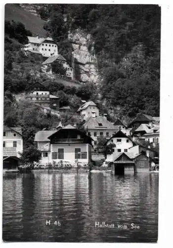 [Ansichtskarte] A 4830 HALLSTATT, Blick vom See. 