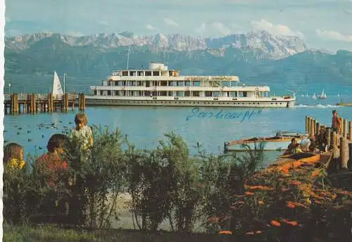 [Ansichtskarte] BINNENSCHIFFE - STARNBERGER SEE, "SEESHAUPT". 