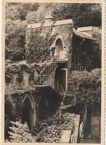 [Ansichtskarte] 6530 BINGEN - TRECHTINGSHAUSEN, Burg Rheinstein, Photo - AK, 1954. 