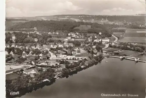 [Ansichtskarte] 5166 KREUZAU - OBERMAUBACH, Luftaufnahme, 1962. 