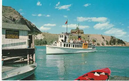 [Ansichtskarte] BINNENSCHIFFE - WATERTON LAKES (USA), "INTERNATIONAL". 