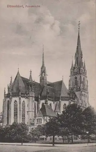 [Ansichtskarte] 4000 DÜSSELDORF - UNTERRATH, ev. Petruskirche. 