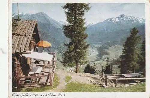 [Ansichtskarte] A 6450 SÖLDEN, Edelweiß - Hütte, 1950. 