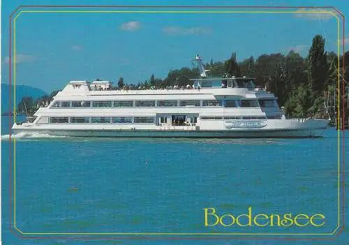 [Ansichtskarte] BINNENSCHIFFE - BODENSEE, "GRAF ZEPPELIN". 