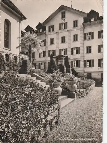 [Ansichtskarte] CH 6330 CHAM ZG, Töchterinstitut Heiligkreuz, 1948. 