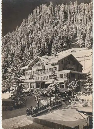 [Ansichtskarte] CH 3715 ADELBODEN BE, Hotel Edelweiss und Schweizerhof, 1938. 