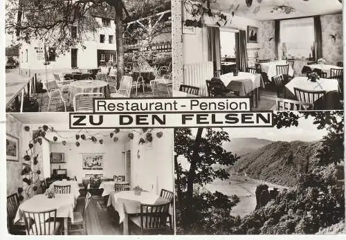 [Ansichtskarte] 5169 HEIMBACH - BLENS, Restaurant ZU DEN FELSEN. 