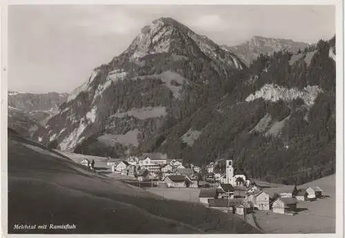 [Ansichtskarte] CH 6067 KERNS OW, Melchtal mit Ramisfluh, 1950. 