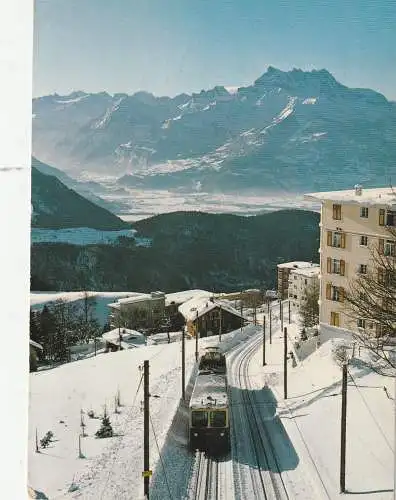 [Ansichtskarte] CH 1854 LEYSIN VD, Zahnradbahn Aigle - Leysin. 