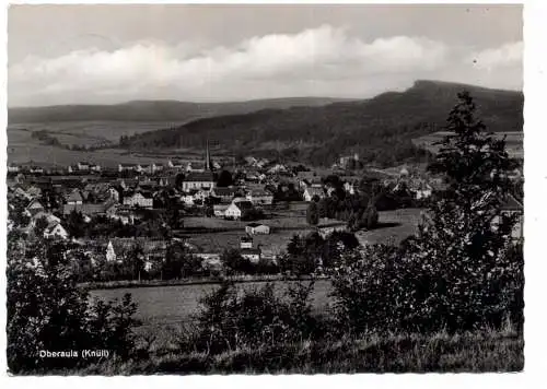 [Ansichtskarte] 6435 OBERAULA / Knüll, Blick über den Ort, 1967. 