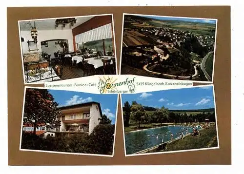 [Ansichtskarte] 5429 KATZENELNBOGEN - KLINGELBACH, Restaurant Sonnenhof. 