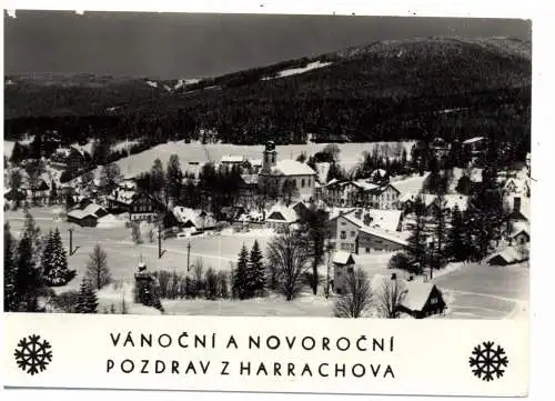 [Ansichtskarte] CZ 51248 HARRACHOV im Schnee. 