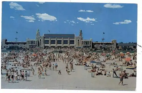 [Ansichtskarte] USA - NEW YORK - HEMPSTEAD - FREEPORT, Jones Beach, 1961. 