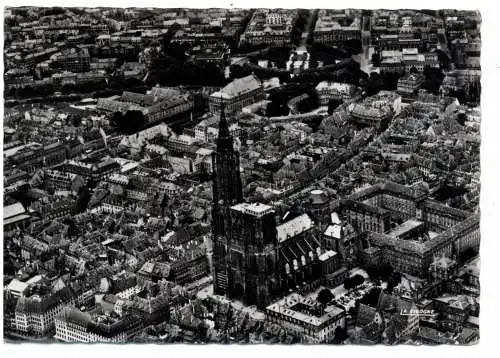 [Ansichtskarte] F 67000 STRASBOURG, vue airienne, 1968. 