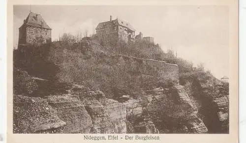 [Ansichtskarte] 5168 NIDEGGEN, Burgfelsen, Verlag Peters. 