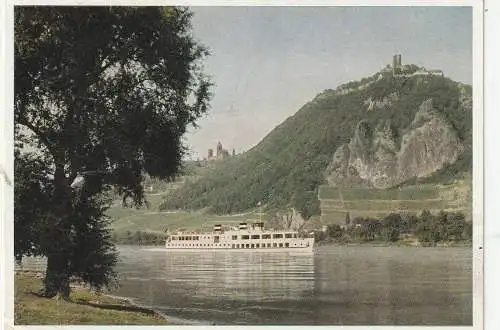 [Ansichtskarte] BINNENSCHIFFE - RHEIN, Köln - Düsseldorfer "KÖLN" vor Königswinter. 