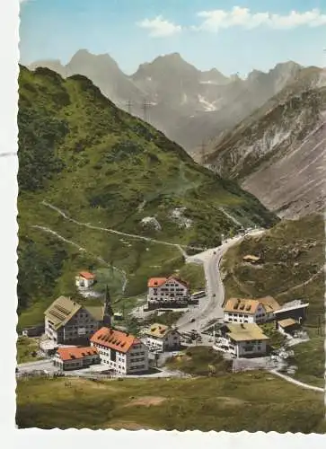 [Ansichtskarte] A 6580 ST. ANTON - ST. CHRISTOPH am Arlberg, Dorfansicht, coloriert. 