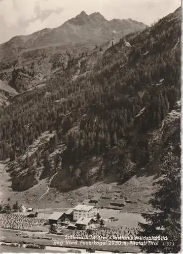 [Ansichtskarte] A 6481 STILLEBACH, Gasthaus Wildspitzblick, 1966. 