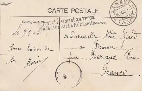 [Ansichtskarte] CH 1200 GENF / GENEVE GE, Victoria Hall, 1906, Charnaux Freres. 