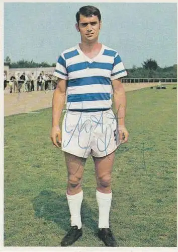 [Ansichtskarte] FUSSBALL - MSV DUISBURG, HARTMUT HEIDEMANN, Nationalspieler, Autogramm Sammelbild 1972. 