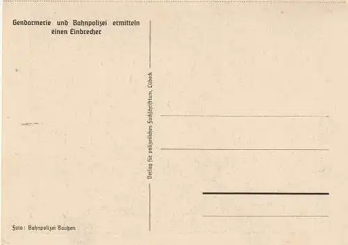 [Ansichtskarte] 0-8600 BAUTZEN - KLEINWELKA, Bahnhof, Polizei ermittelt nach Einbruch. 