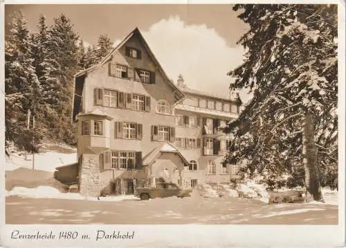 [Ansichtskarte] CH 7078 LENZERHEIDE GR, Parkhotel, 1963. 