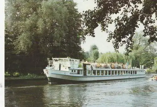 [Ansichtskarte] Binnneschiffe - MÜGGELSPREE - "FRIEDRICHSHAIN"m weisse Flotte Berlin / DDR. 