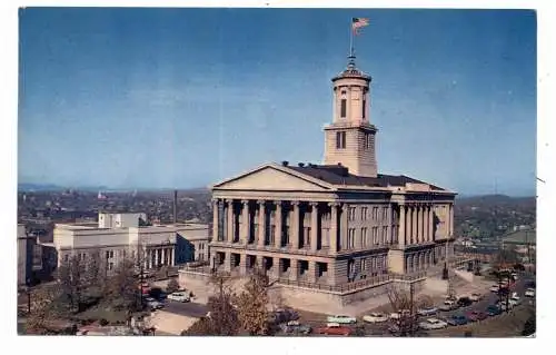 [Ansichtskarte] USA - TENNESSEE - NASHVILLE, Tennessee State Capitol, 1960. 