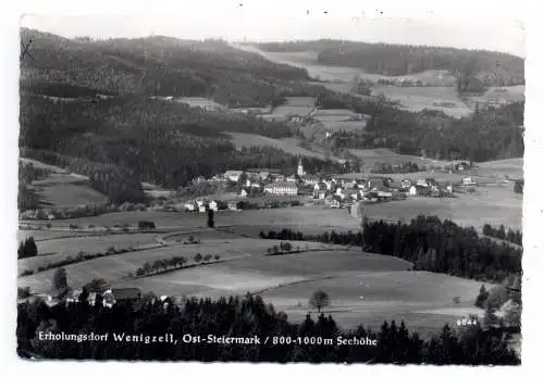 [Ansichtskarte] A 8254 WENIGZELL, Blick auf den Ort, Verlag Bayer - Lafnitz. 