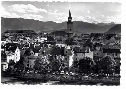 [Ansichtskarte] A 9500 VILLACH, Partie an der Drau, Oldtimer, 1962. 