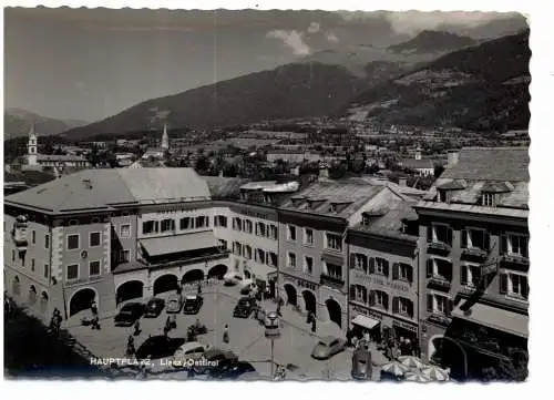 [Ansichtskarte] A 9900 LIENZ, Hauptplatz, Oldtimer. 