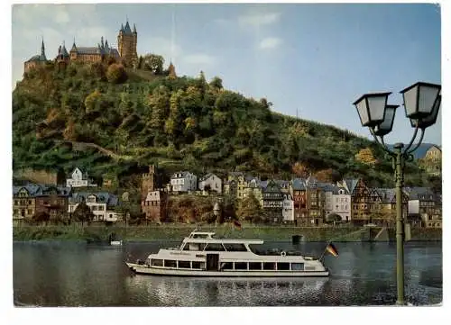 [Ansichtskarte] BINNENSCHIFFE - MOSEL, "KÖNIGIN RICHEZA" vor Cochem. 