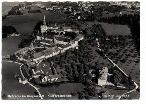 [Ansichtskarte] A 6900 BREGENZ, Kloster Mehrerau, Luftaufnahme. 