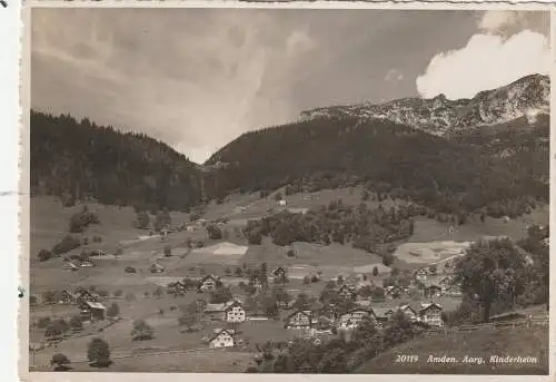 [Ansichtskarte] CH 8873 AMDEN SG, Blick auf den Ort, 1958. 